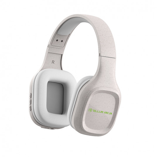  Tellur Green Bluetooth Over-Ear Headphones Pulse Foldable cream 