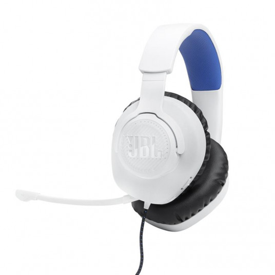 Ausinės JBL Quantum 100, White-Blue