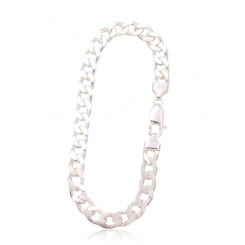 Sidabrinė grandinėlė Curb 7.5 mm