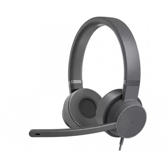  Lenovo Go Wired ANC Headset Built-in microphone, Over-Ear, Noice canceling, USB Type-C, Storm Grey 