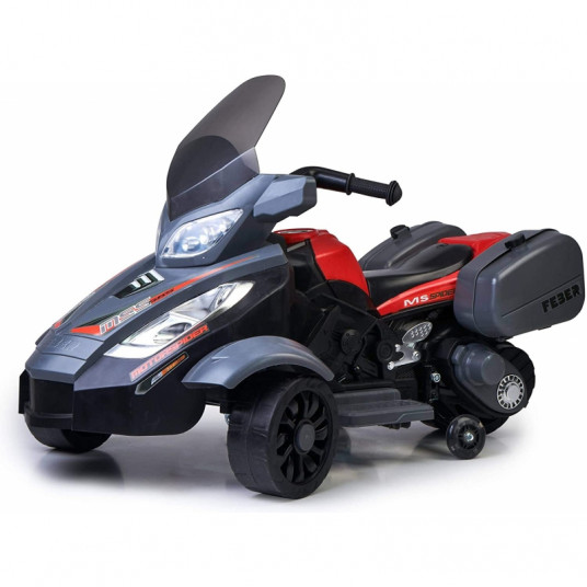  Vaikiška elektrinė transporto priemonė - FEBER Motorspider, juodas 
