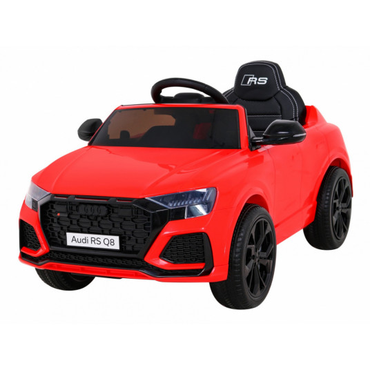  Vienvietis elektromobilis Audi RS Q8, raudonas 