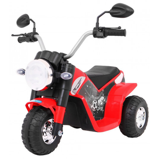 Elektrinis triratis motociklas Minibike, raudonas