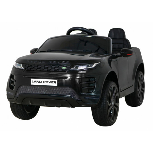 Vienvietis elektromobilis Range Rover Evoque, juodas
