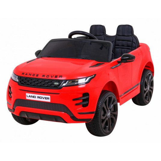 Vienvietis elektromobilis Rang Rover Evoque, raudonas