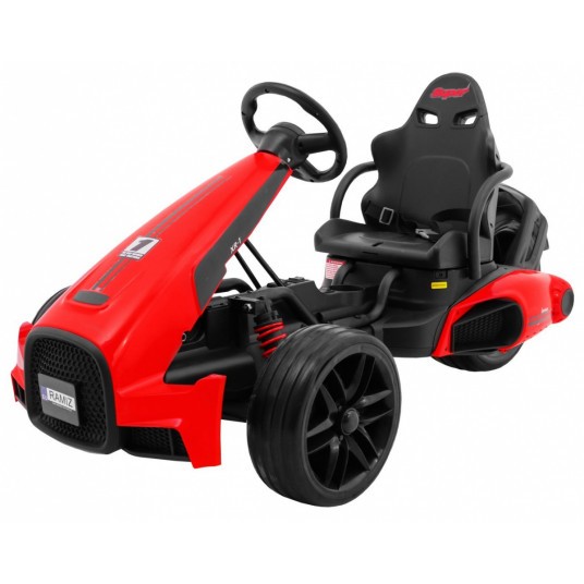 Elektrinis kartingas Bolide XR-1, raudonas