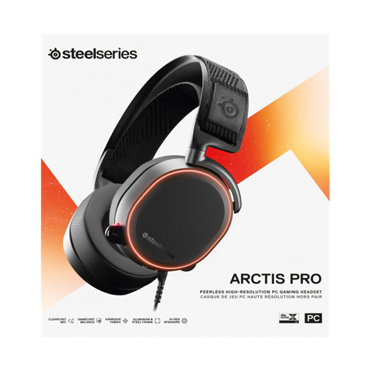  Žaidimų ausinės SteelSeries Arctis Pro 61486 