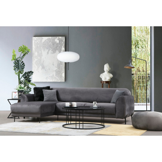  Kampinė sofa - lova Image Corner kairė ( Chl-3R ) antracito 