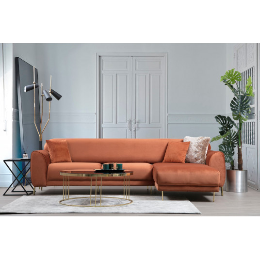  Kampinė sofa - lova Image Corner dešinė ( L3-Chl ) ruda 