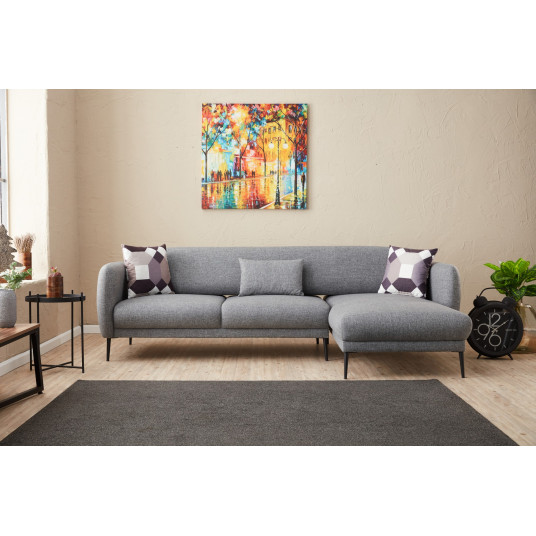  Kampinė sofa - lova Venus R pilka 