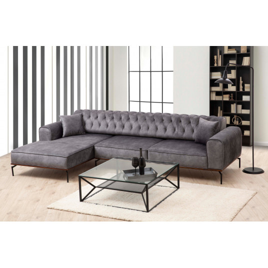  Kampinė sofa Siesta kairė antracito 