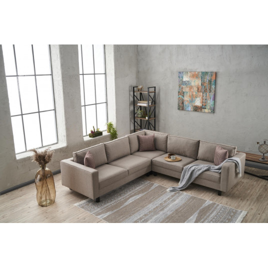  Kampinė sofa Kale Linen kreminė 