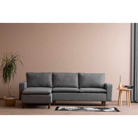  Kampinė sofa Lungo pilka 