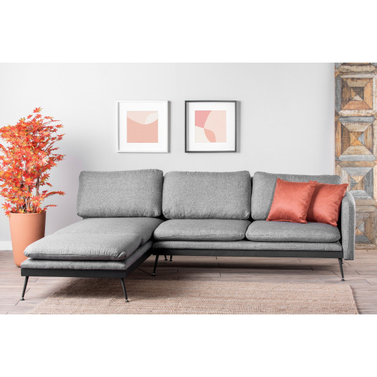  Kampinė sofa Reya pilka 