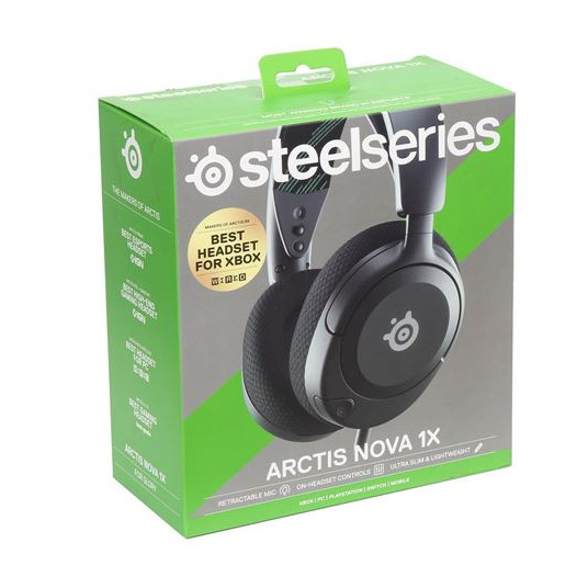  Žaidimų ausinės SteelSeries Arctis Nova 1X 61616 