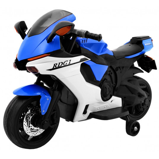  Elektrinis motociklas Motorek R1 Superbike, mėlynas 