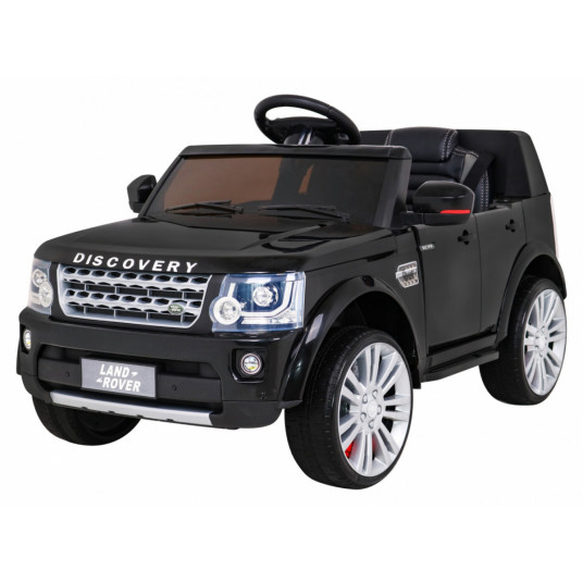 Elektromobilis Land Rover Discovery, juodas