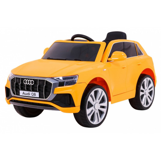 Elektromobilis Audi Q8 LIFT, geltonas