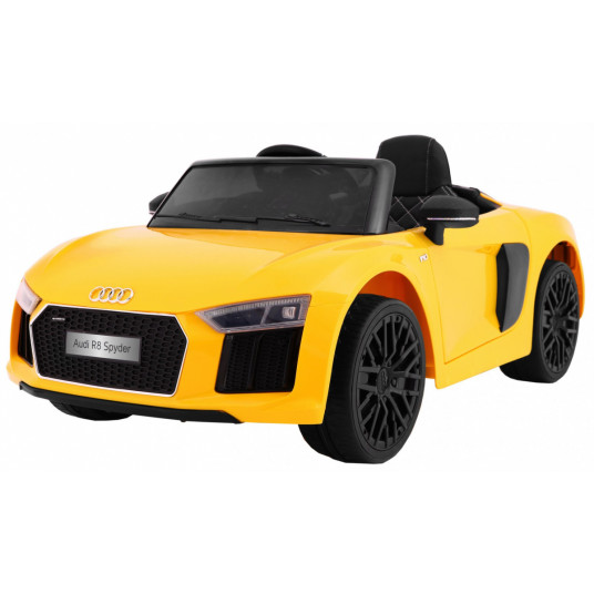Elektromobilis Audi R8 Spyder RS EVA 2 4 G, geltonas