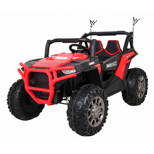  Elektrinis bagis Racer 4x4, raudonas 