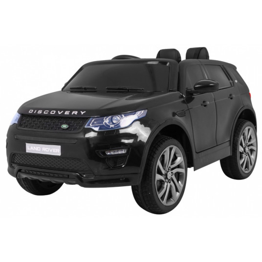 Elektromobilis Land Rover Discovery, juodas