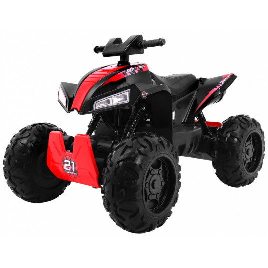 Elektrinis keturratis Sport Run 4 x 4, juodas