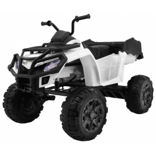 Elektrinis keturratis XL ATV, baltas