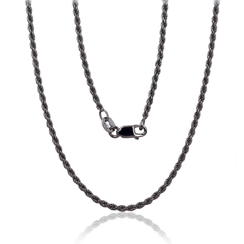 Sidabrinė grandinėlė Rope 2 mm