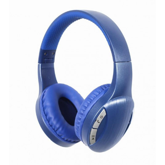  HEADSET BLUETOOTH V5.0/BLUE BTHS-01-B GEMBIRD 
