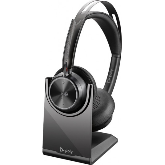  Poly Voyager Focus 2 UC - headset - with charging stand 