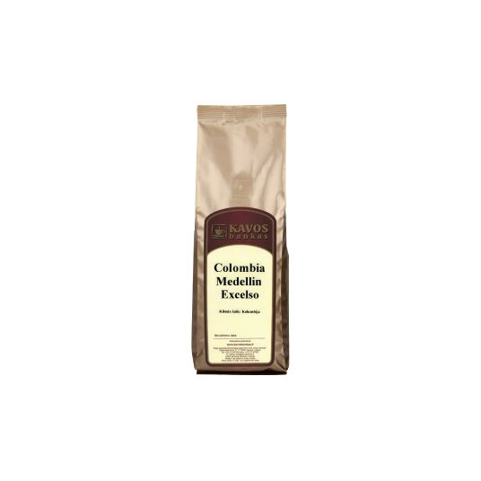 Kava Colombia Medellin Excelso 500g (Pupelės)