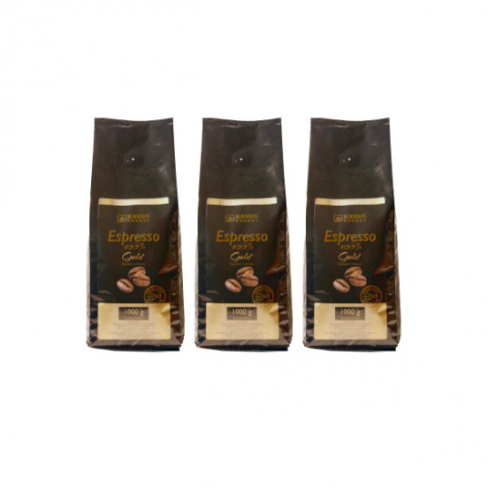  Kavos rinkinys Espresso Gold, 3 x 1 kg 