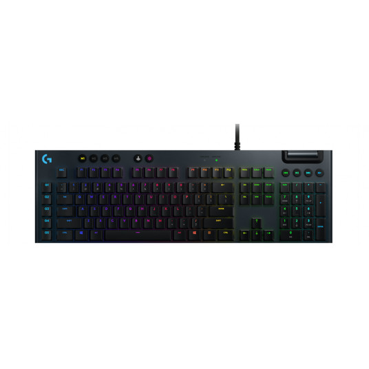  Žaidimų klaviatūra Logitech Gaming Keyboard G815 Clicky, US RGB Carbon 