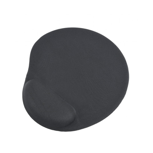  Ergonominis pelės kilimėlis Gembird Gel mouse pad with wrist support Black, 240 x 220 x 4 mm 