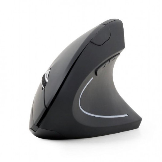  Belaidė pelė Gembird MUSW-ERGO-01, Black 