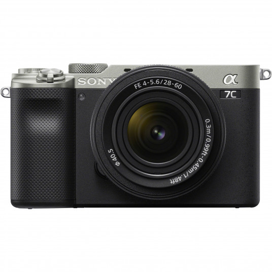  Sony A7C 28-60mm (Silver) | (ILCE-7CL/S) | (α7C) | (Alpha 7C) 