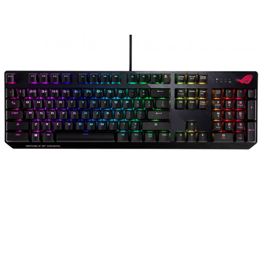  Žaidimų klaviatūra Asus ROG Strix Scope RX, RGB, EN/RUS, Black 