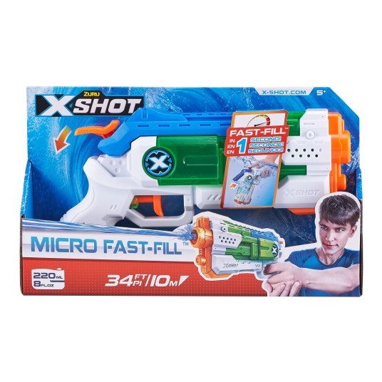  XSHOT žaislinis vandens šautuvas Micro Fast-Fill, 56220 