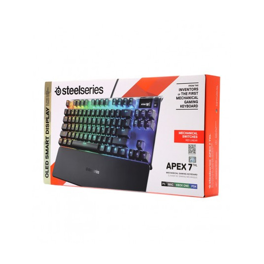 Žaidimų klaviatūra SteelSeries Apex 7 (Red Switch) NOR 64641
