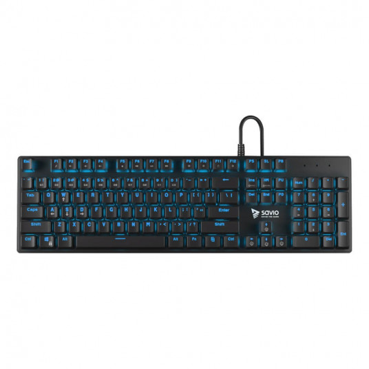 SAVIO Tempest RX FULL Mechanical Gaming Keyboard / Outemu BLUE / Backlit / Antighosting