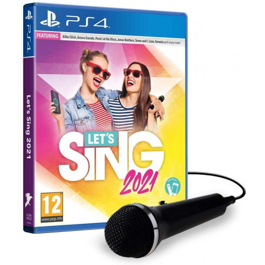  Kompiuterinis žaidimas Let's Sing 2021+ 1 Microphone PS4 