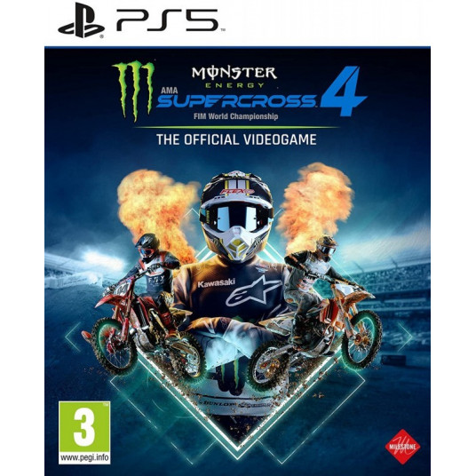  Kompiuterinis žaidimas Monster Energy Supercross: The Official Videogame 4 PS5 