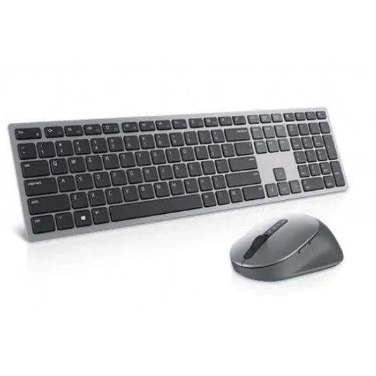  Dell Premier Multi-Device Keyboard and Mouse   KM7321W Wireless, Wireless (2.4 GHz), Bluetooth 5.0, Batteries included, US International (QWERTY), Titan grey 