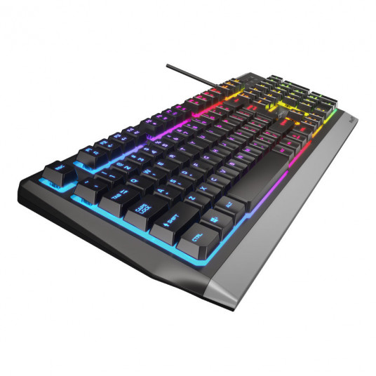 Klaviatūra Genesis RHOD 300, RGB, US layout, Wired, Black