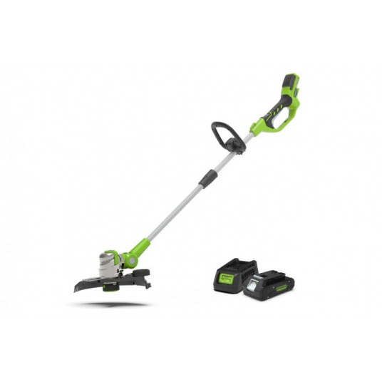  Styginė žoliapjovė Greenworks (su 2Ah akumuliatoriumi ir krovikliu) 