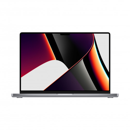  Nešiojamas kompiuteris Apple MacBook Pro 16.2", Apple M1 Pro (10C CPU, 16C GPU), RAM: 16GB, SSD: 512GB SSD, Space Gray, MK183ZE/A 