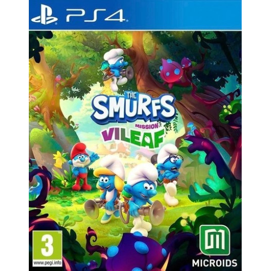  Kompiuterinis žaidimas The Smurfs: Mission Vileaf - Smurftastic Edition PS4 