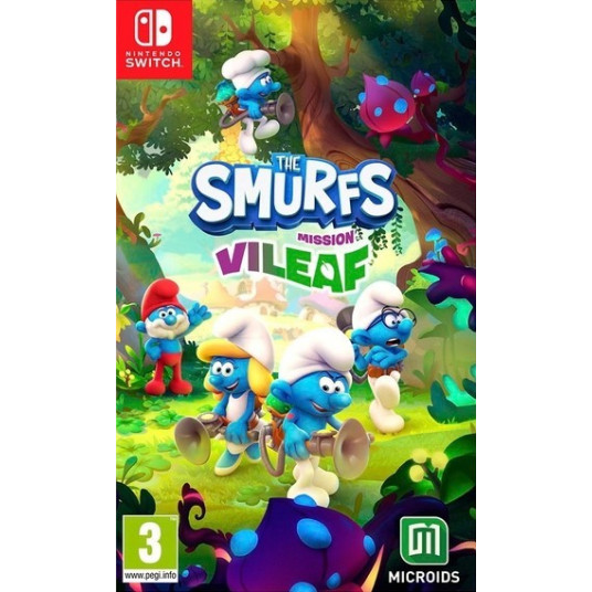  Kompiuterinis žaidimas The Smurfs: Mission Vileaf - Smurftastic Edition Nintendo 