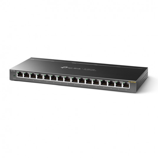  TP-LINK Switch TL-SG116E Web Management, Desktop, 1 Gbps (RJ-45) ports quantity 16, Power supply type External 