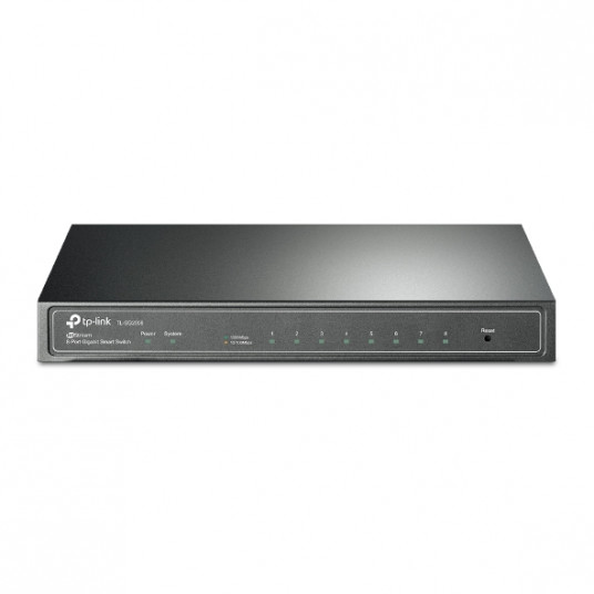  TP-LINK JetStream 8-Port Gigabit Smart Switch TL-SG2008P Web Managed, Desktop, Power supply type External 